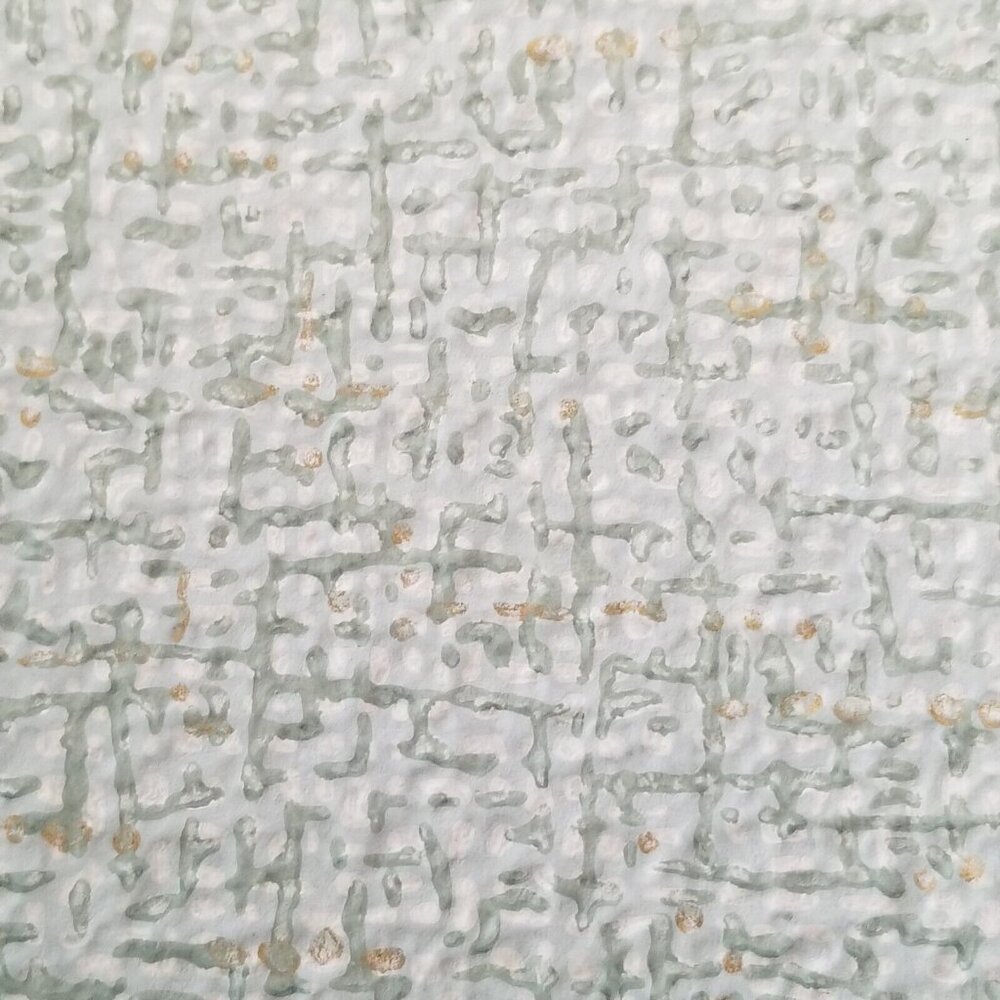 Vintage Wallpaper Sample Sheet Four Seasons Textured Craft Supply Dollhouse
